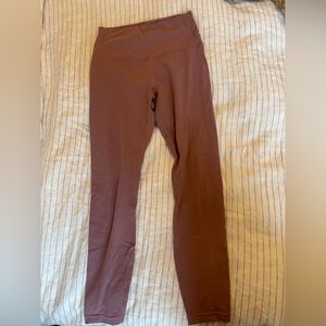 Mauve Lululemon Align pants 25”